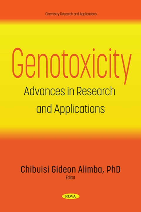Cover image for book Genotoxicity: Advances in Research and Applications