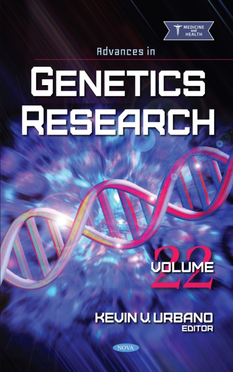 Cover image for book Advances in Genetics Research. Volume 22