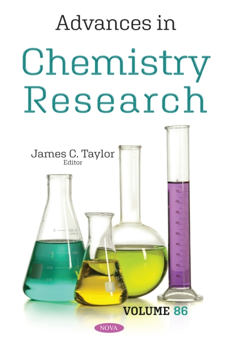 Cover image for book Advances in Chemistry Research. Volume 86