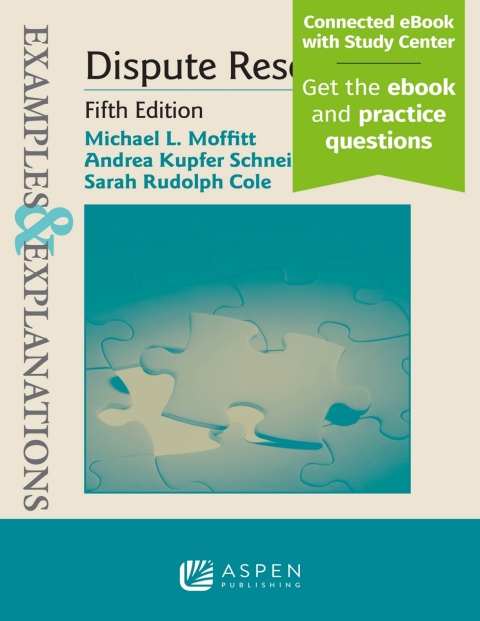 Cover image for book Examples & Explanations for Dispute Resolution