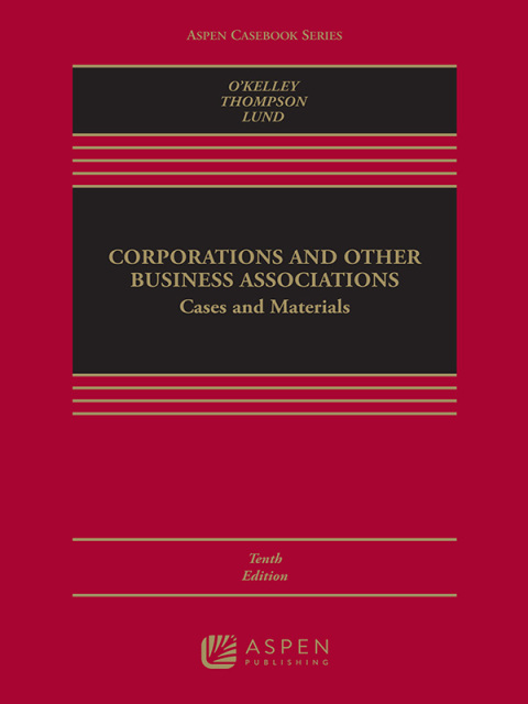 Cover image for book Corporations and Other Business Associations