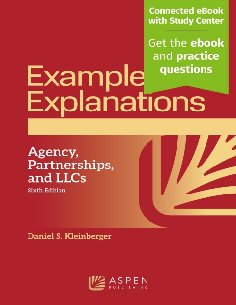 Cover image for book Examples & Explanations for Agency Partnerships and LLCs