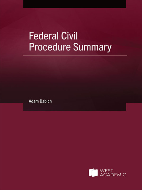 Cover image for book Federal Civil Procedure Summary