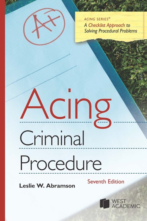 Cover image for book Abramson's Acing Criminal Procedure