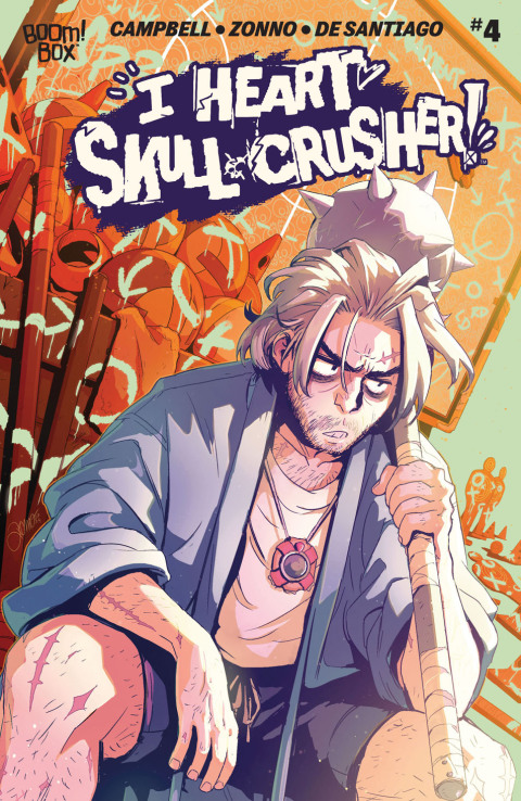 Cover image for book I Heart Skull-Crusher! #4