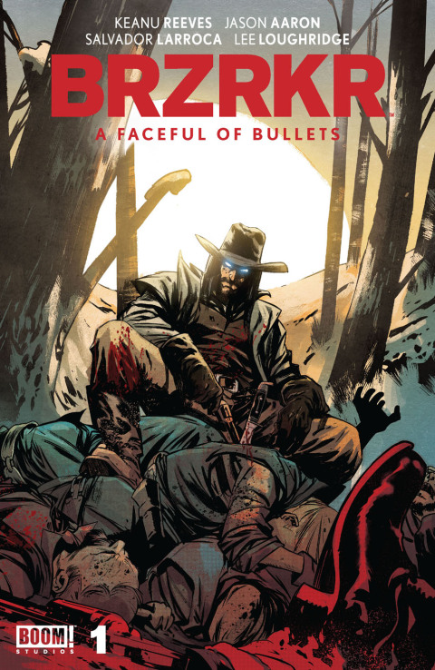 Cover image for book BRZRKR: A Faceful of Bullets #1