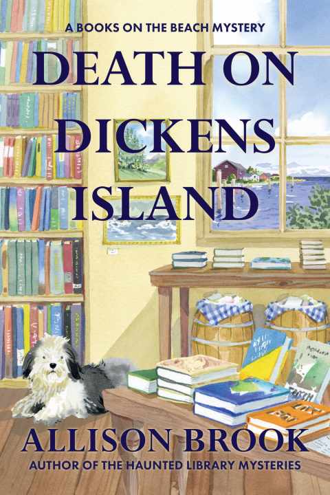 Cover image for book Death on Dickens Island