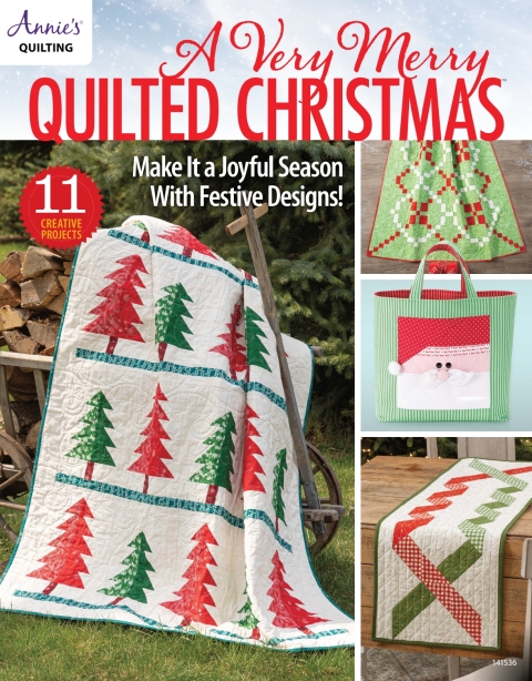 Cover image for book A Very Merry Quilted Christmas