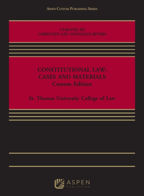 Cover image for book Constitutional Law
