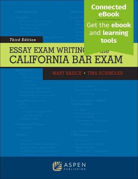 Cover image for book Essay Exam Writing for the California Bar Exam