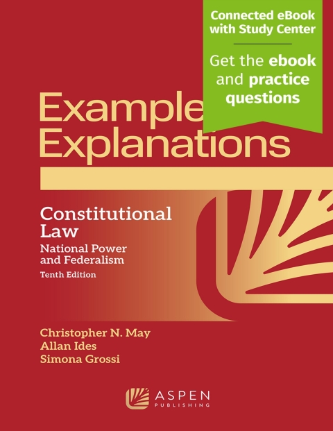 Cover image for book Examples & Explanations for Constitutional Law: National Power and Federalism