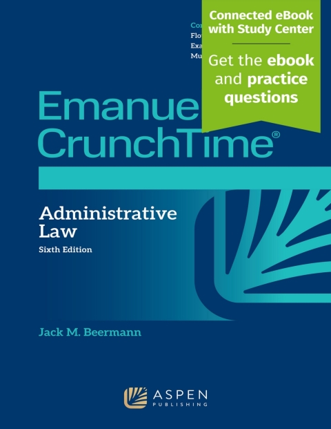 Cover image for book Emanuel CrunchTime for Administrative Law
