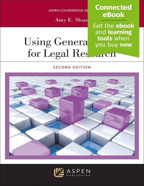 Cover image for book Using Generative AI for Legal Research