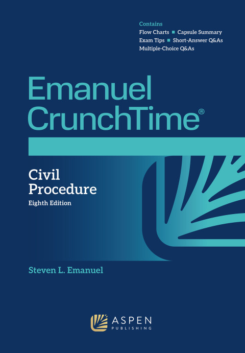 Cover image for book Emanuel CrunchTime for Civil Procedure