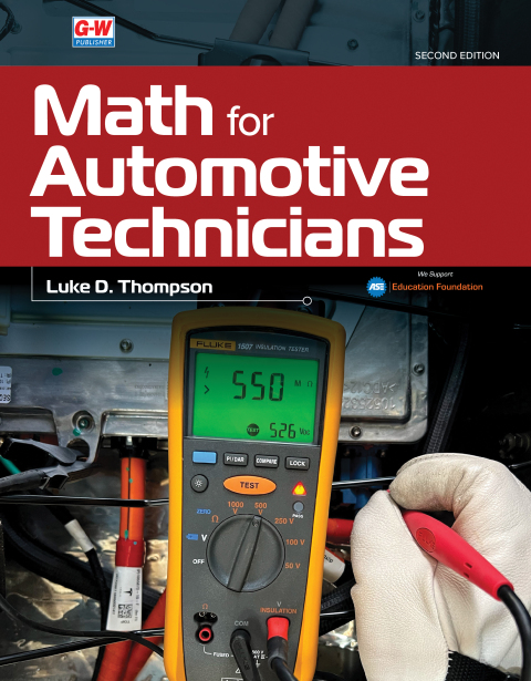 Cover image for book Math for Automotive Technicians