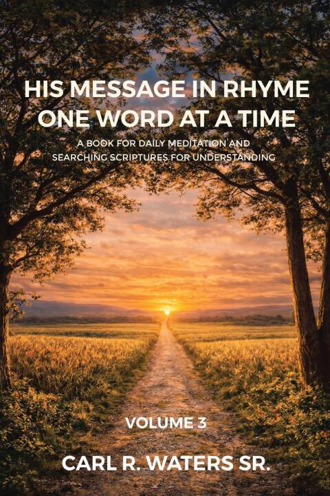 Cover image for book His Message In Rhyme One Word At a Time