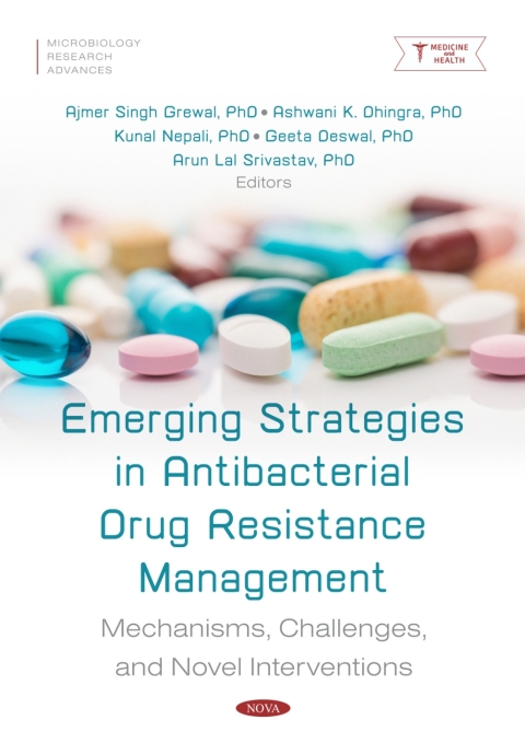 Cover image for book Emerging Strategies in Antibacterial Drug Resistance Management: Mechanisms, Challenges, and Novel Interventions