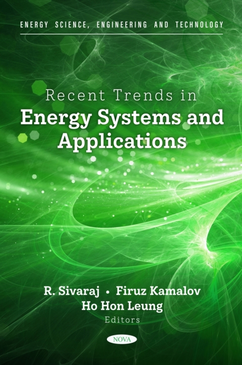 Cover image for book Recent Trends in Energy Systems and Applications