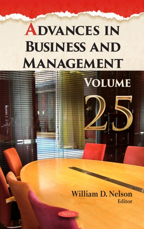 Cover image for book Advances in Business and Management. Volume 25