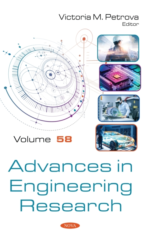 Cover image for book Advances in Engineering Research. Volume 58