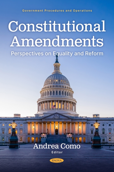 Cover image for book Constitutional Amendments: Perspectives on Equality and Reform