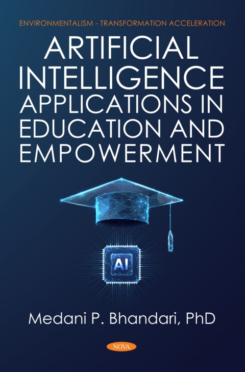 Cover image for book Artificial Intelligence Applications in Education and Empowerment