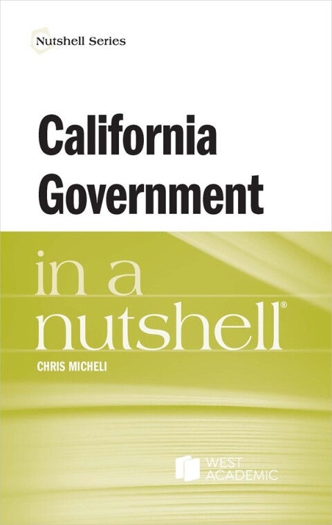 Cover image for book California Government in a Nutshell