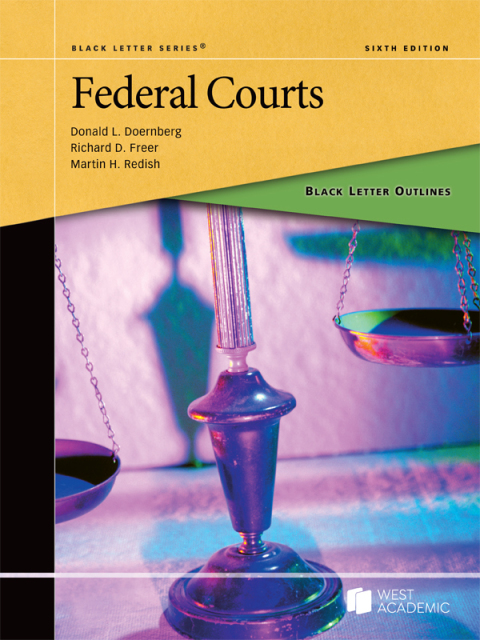 Cover image for book Black Letter Outline on Federal Courts