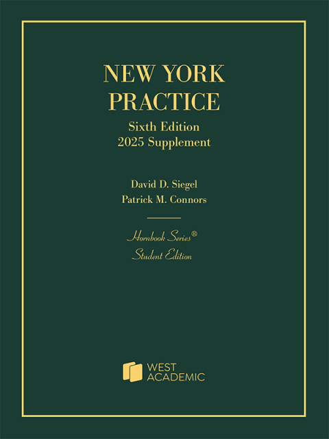 Cover image for book New York Practice, Student Edition, 2025 Supplement