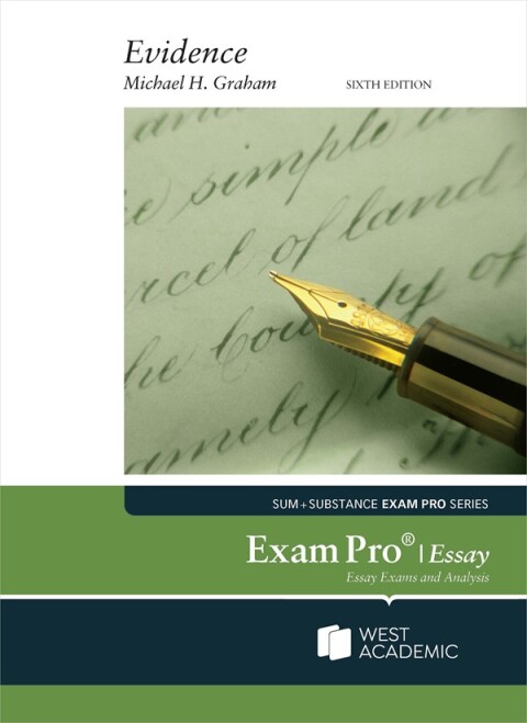 Cover image for book Exam Pro on Evidence (Essay)