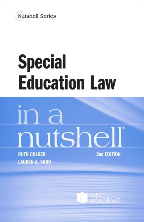 Cover image for book Special Education Law in a Nutshell
