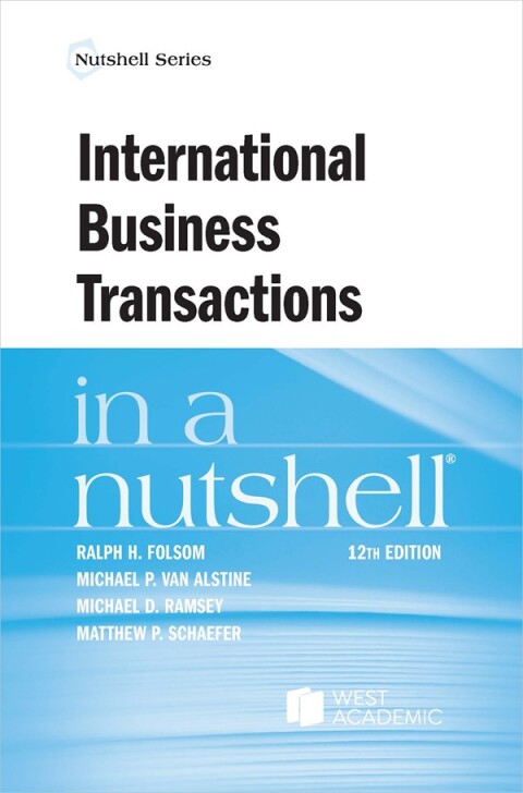 Cover image for book International Business Transactions in a Nutshell