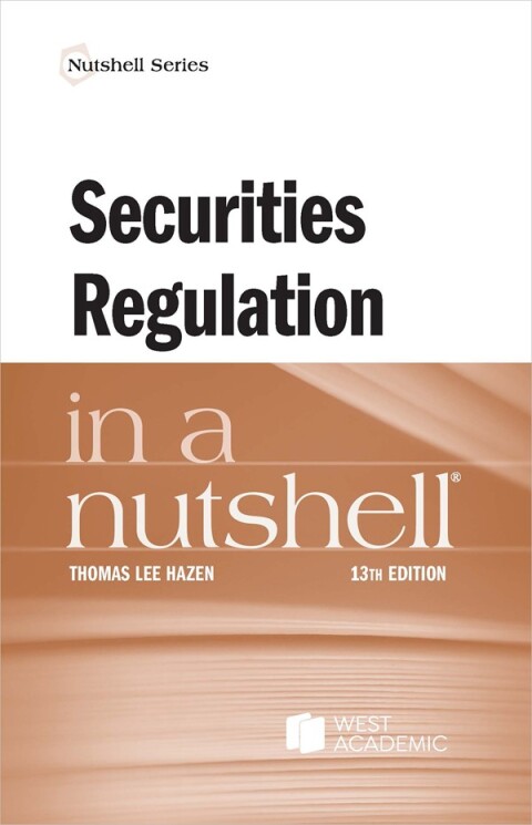 Cover image for book Securities Regulation in a Nutshell