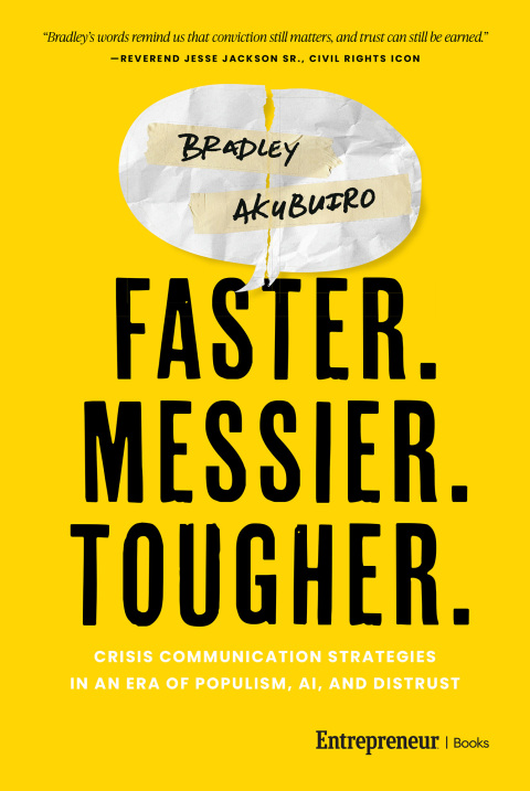 Cover image for book Faster. Messier. Tougher.