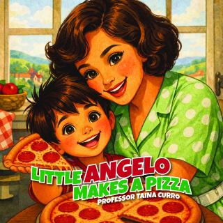 Little Angelo Makes a Pizza
