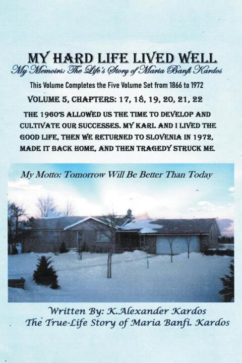 Cover image for book My Hard Life Lived Well