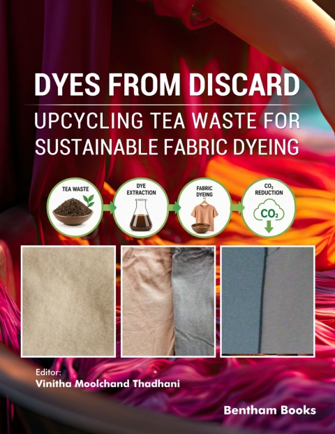 Cover image for book Dyes from Discard: Upcycling Tea Waste for Sustainable Fabric Dyeing