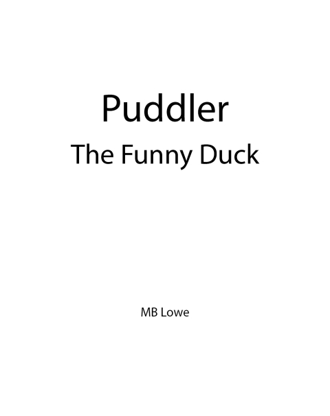 Cover image for book Puddler