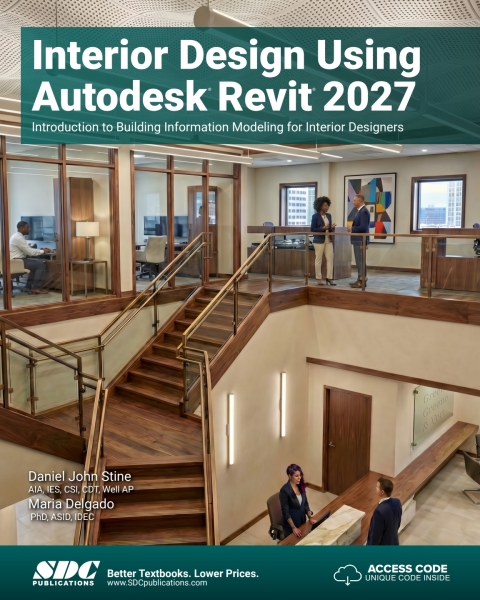 Cover image for book Interior Design Using Autodesk Revit 2027: Introduction to Building Information Modeling for Interior Designers