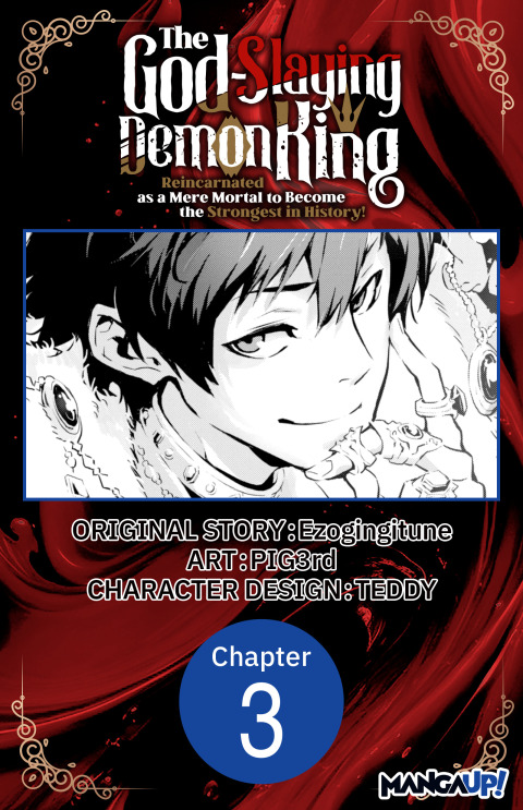 Cover image for book The God-Slaying Demon King: Reincarnated as a Mere Mortal to Become the Strongest in History! #003