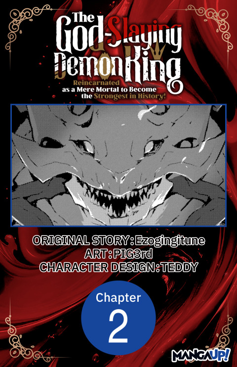 Cover image for book The God-Slaying Demon King: Reincarnated as a Mere Mortal to Become the Strongest in History! #002