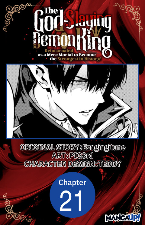 Cover image for book The God-Slaying Demon King: Reincarnated as a Mere Mortal to Become the Strongest in History! #021