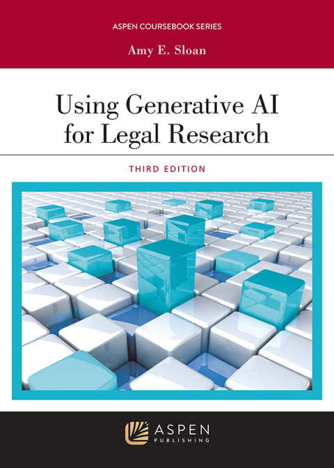 Cover image for book Using Generative AI for Legal Research