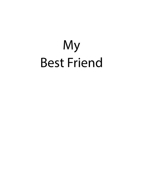 Cover image for book My Best Friend