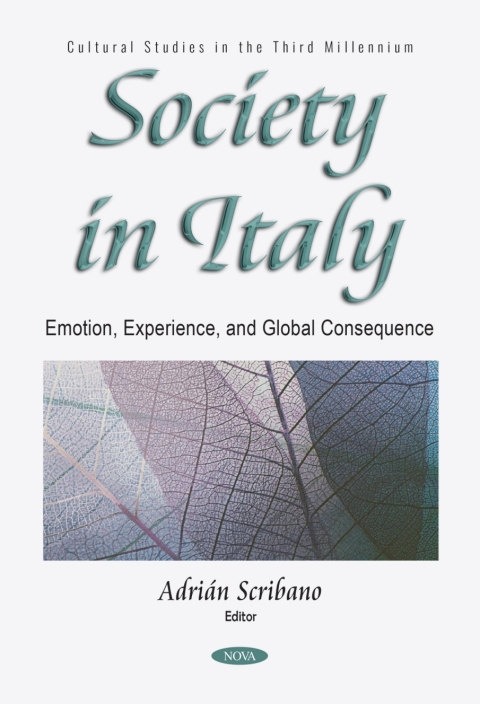 Cover image for book Society in Italy: Emotion, Experience, and Global Consequence