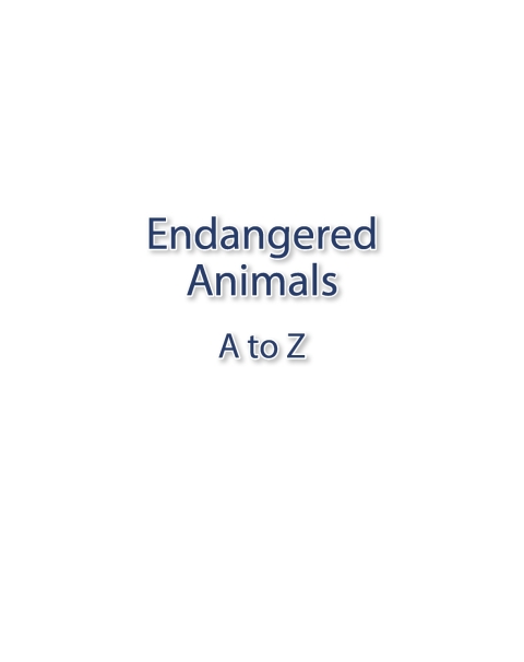 Cover image for book Endangered Animals A to Z