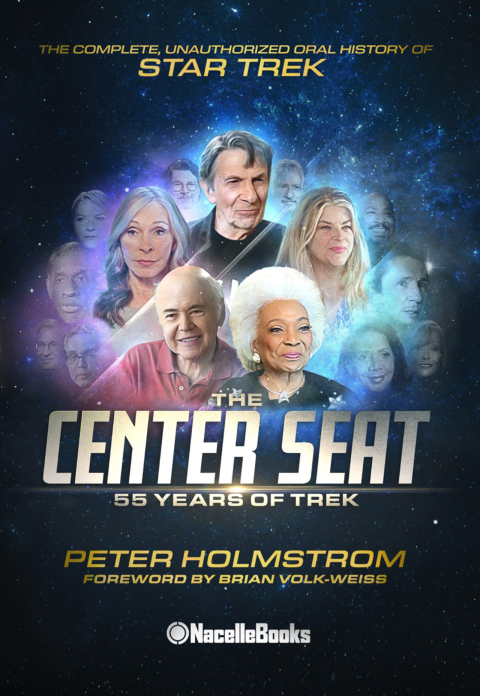 Cover image for book The Center Seat - 55 Years of Trek