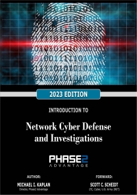 Cover image: Introduction to Network Cyber Defense and Investigations 1st edition 9798987468210