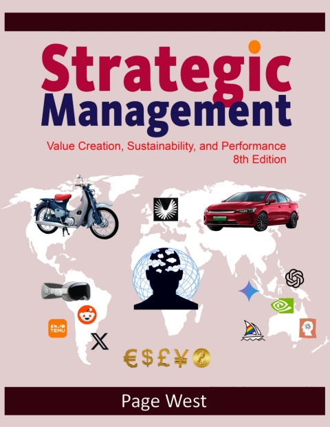 Cover image for book Strategic Management: Value Creation, Sustainability, and Performance