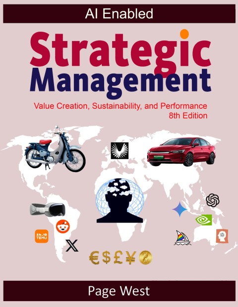 Cover image for book Strategic Management: Value Creation, Sustainability, and Performance